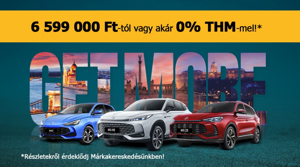 MG modellek 6 599 000 Ft-tól vagy akár 0% THM-mel!