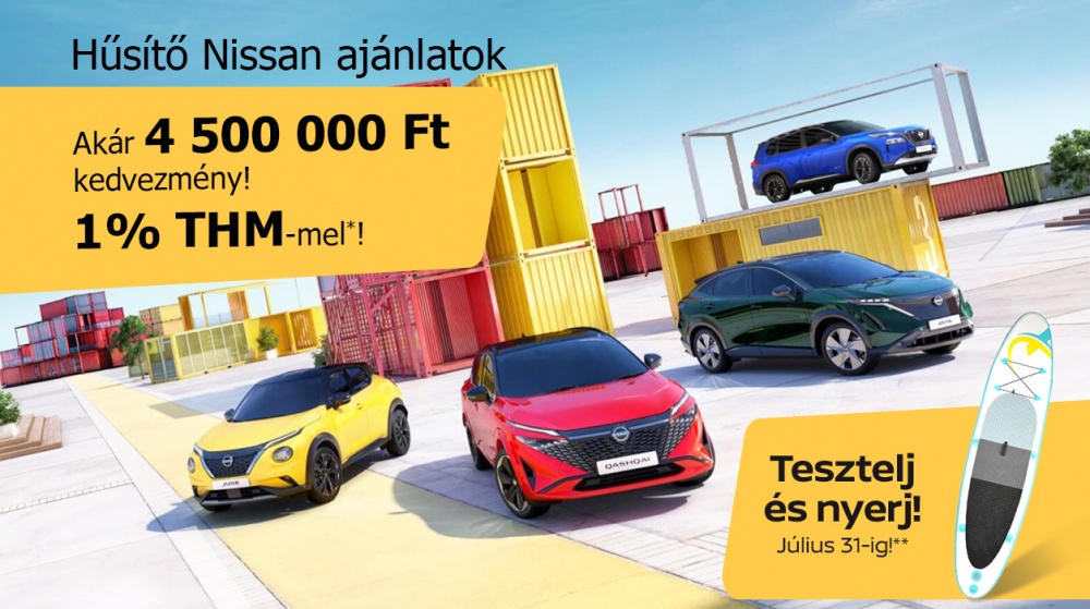 Hűsítő ajánlatok Nissan modellekre