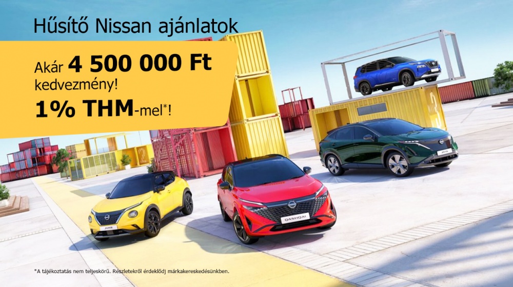 Hűsítő ajánlatok Nissan modellekre