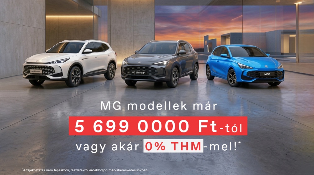 Válts MG-re! Várnak szuper ajánlataink!