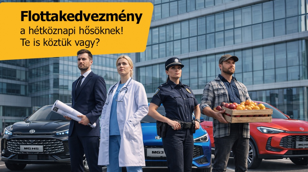 MG flottakedvezmény a hétköznapi hősöknek!