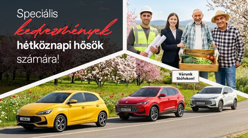 MG flottakedvezmény a hétköznapi hősöknek!