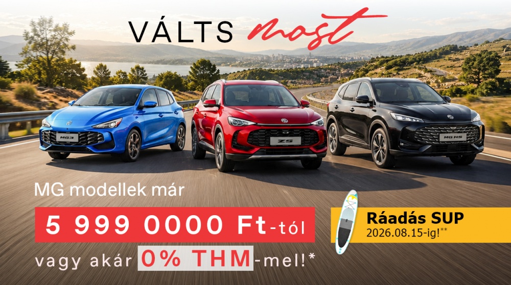 Válts MG-re! Várnak nyári ajánlataink!