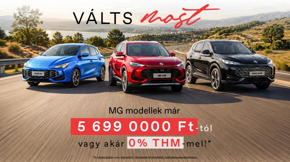 Válts MG-re! Várnak szuper ajánlataink!