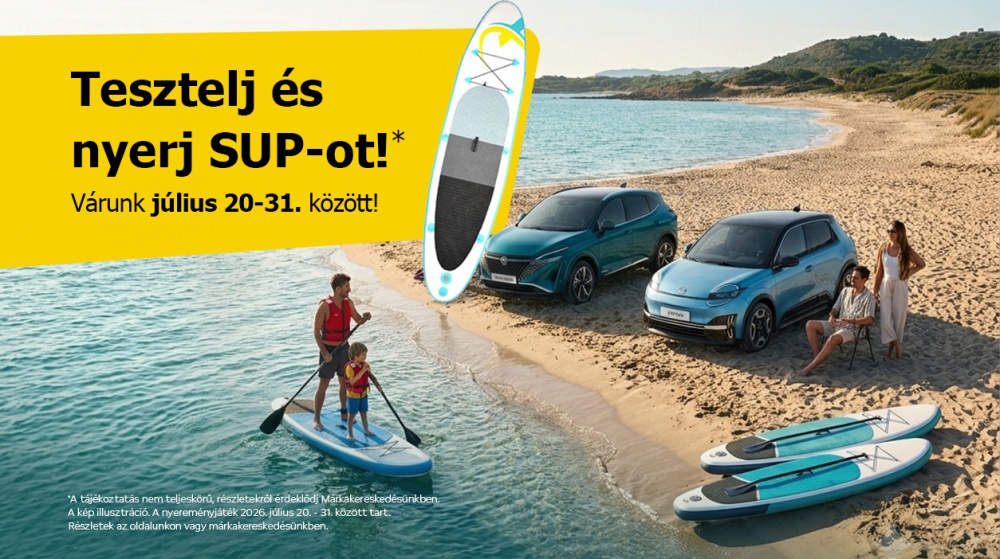 Nissan nyár - Tesztelj és nyerj - Július 20-31.