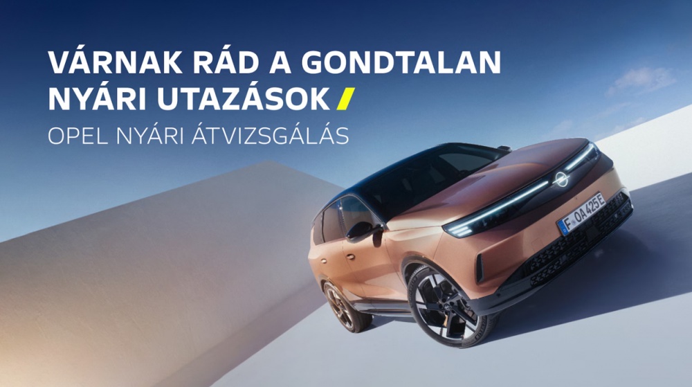 Opel nyári átvizsgálás, a gondtalan utazásért