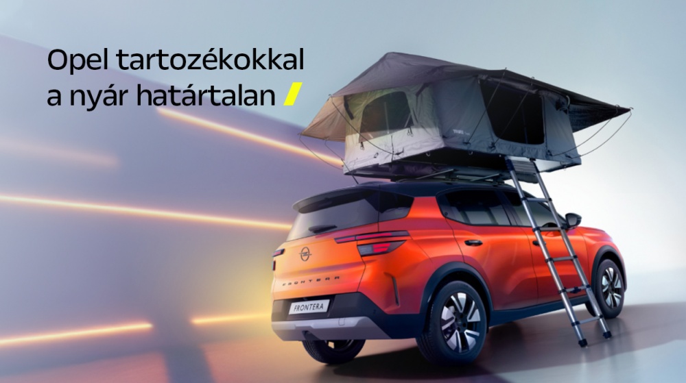 Opel nyári tartozékok, minden út egy új történet