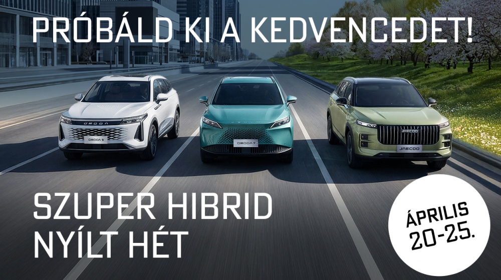 Omoda | Jaecoo Szuper Hibrid Nyílt Hét