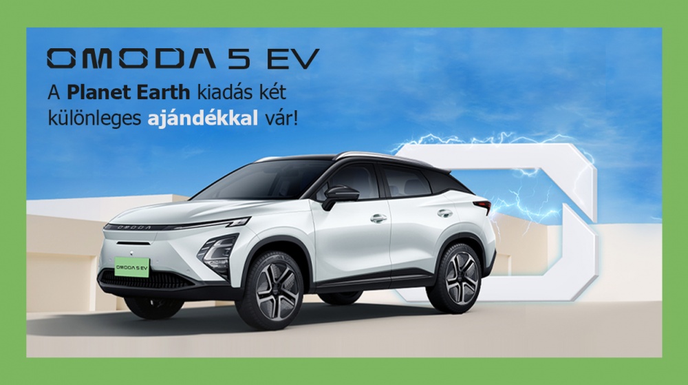 Omoda 5 EV Planet Earth ajándékokkal