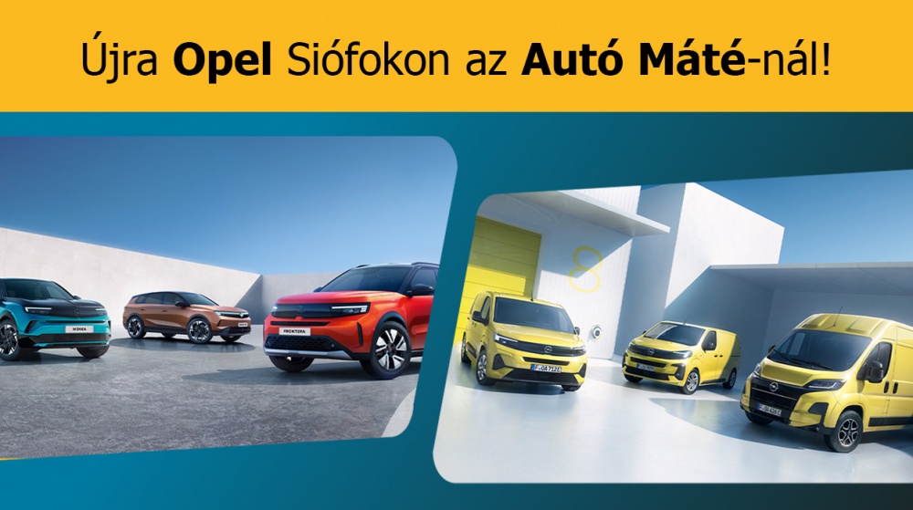 Újra Opel Siófokon!